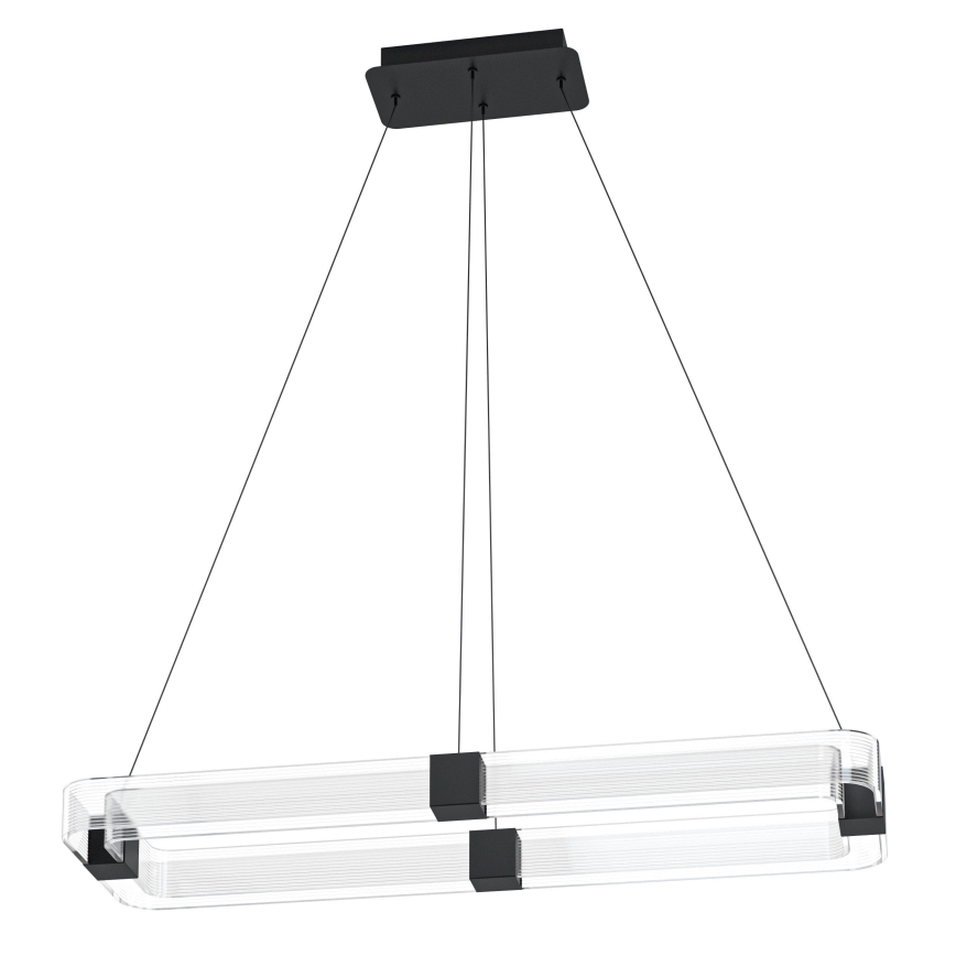 Eglo - Candeeiro suspenso LED com regulação LED/39,2W/230V 3000K preto