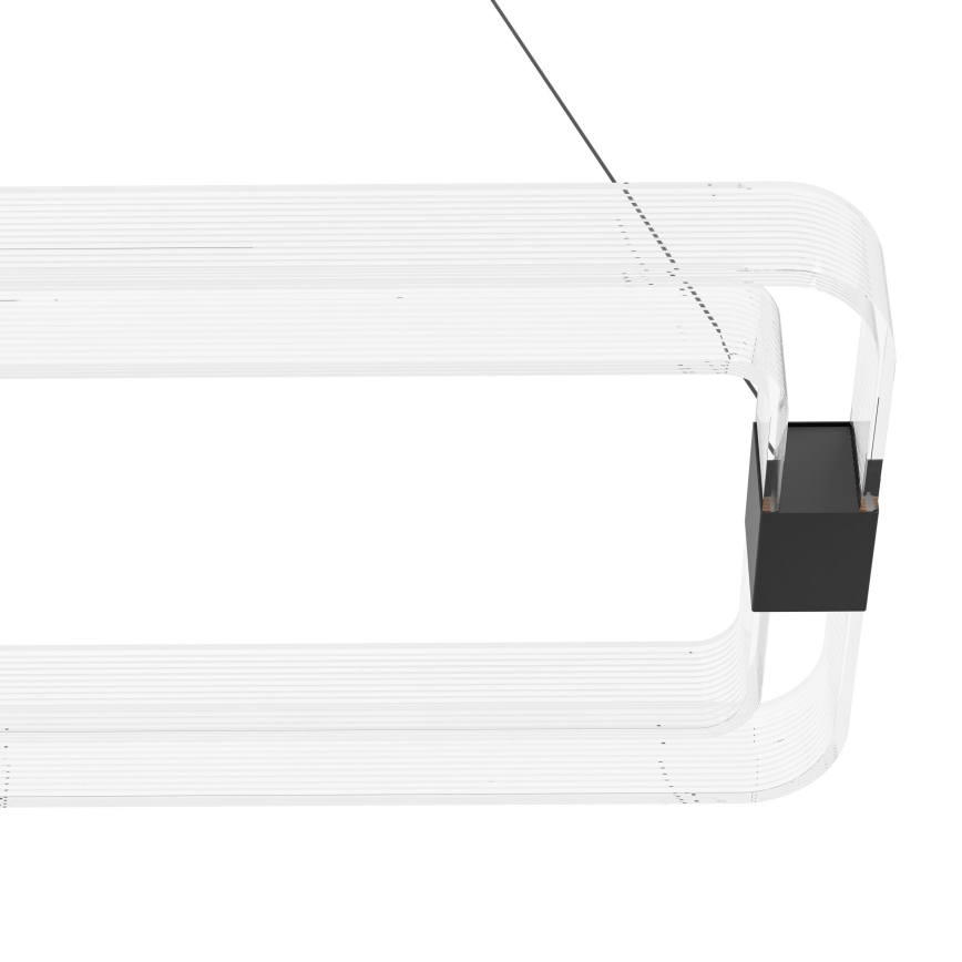 Eglo - Candeeiro suspenso LED com regulação LED/39,2W/230V 3000K preto