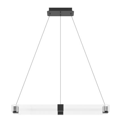 Eglo - Candeeiro suspenso LED com regulação LED/39,2W/230V 3000K preto