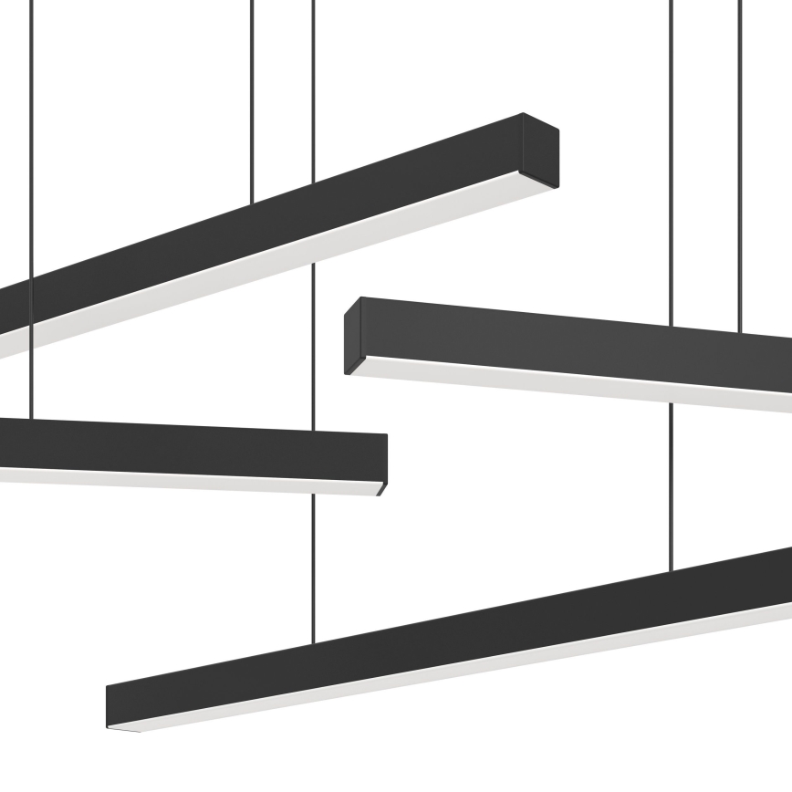 Eglo - Candeeiro suspenso LED com regulação 6xLED/8,4W/230V 3000K preto