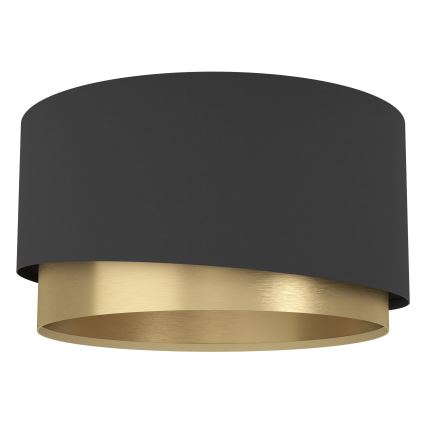 Eglo - Iluminação de teto 1xE27/40W/230V preto/dourado