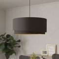Eglo 39931 - Lustre suspenso com cabo MANDERLINE 1xE27/40W/230V castanho/dourado