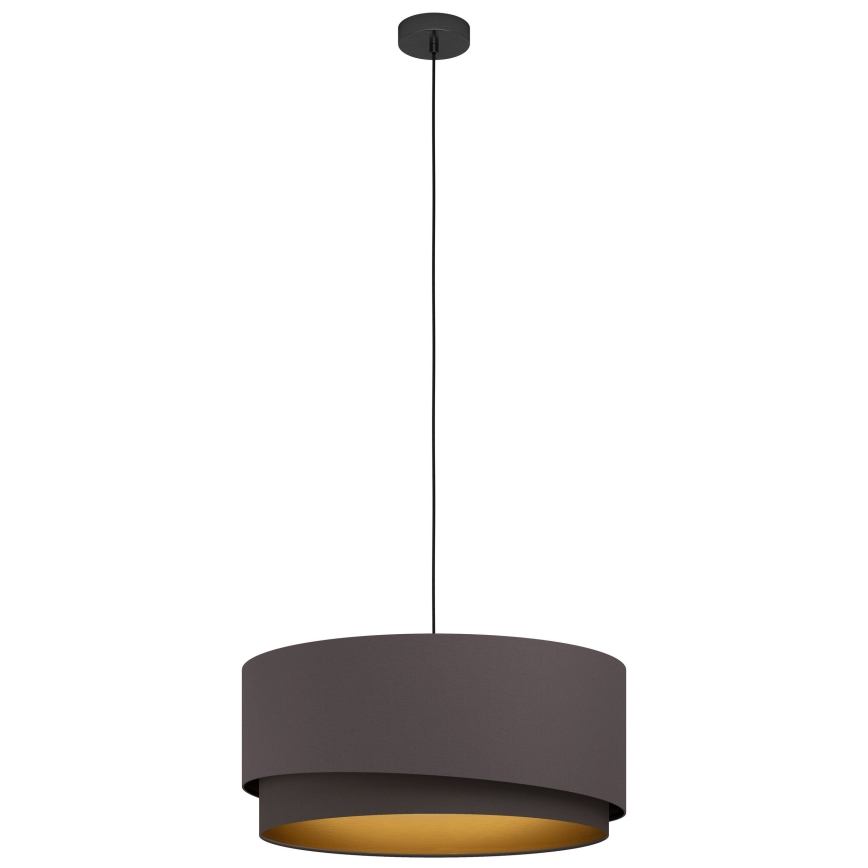 Eglo 39931 - Lustre suspenso com cabo MANDERLINE 1xE27/40W/230V castanho/dourado