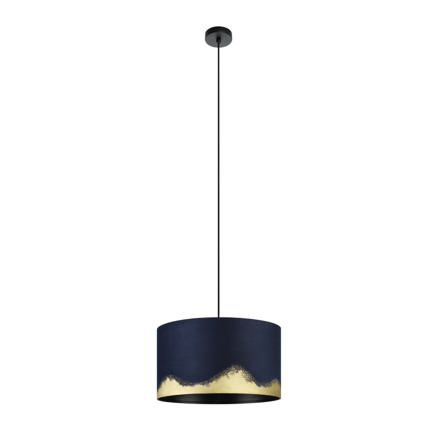 Eglo - Candeeiro suspenso 1xE27/40W/230V diâmetro 38 cm azul/dourado