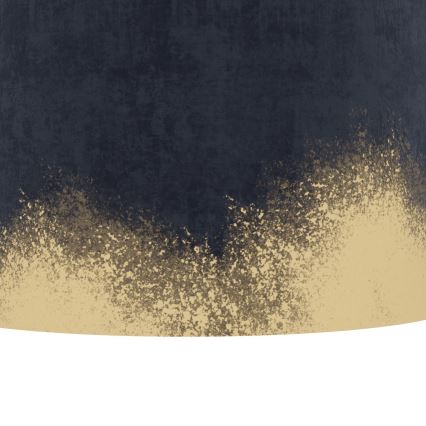 Eglo - Candeeiro suspenso 1xE27/40W/230V diâmetro 53 cm azul/dourado