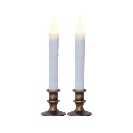 Eglo 410029 - Conjunto de 2 Velas LED, 1x pilha AA, branco quente