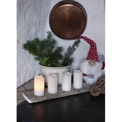 Eglo - Conjunto 4x enfeites LED de Natal 1xLED/0,18W/2xCR2032 + telecomando