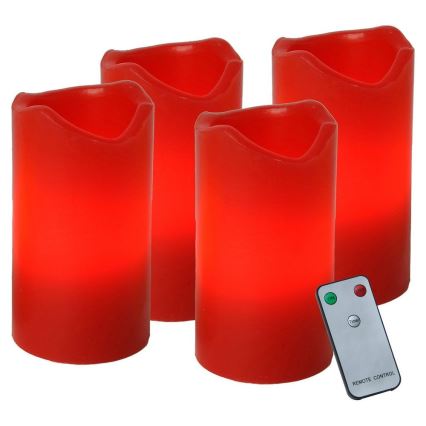 Eglo - CONJUNTO 4x Decoração de Natal LED ADVENT 1xLED/0,18W/2xCR2032 + CR