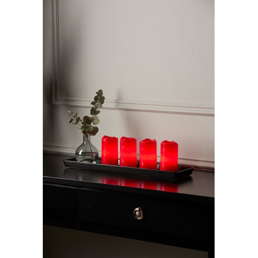 Eglo - CONJUNTO 4x Decoração de Natal LED ADVENT 1xLED/0,18W/2xCR2032 + CR