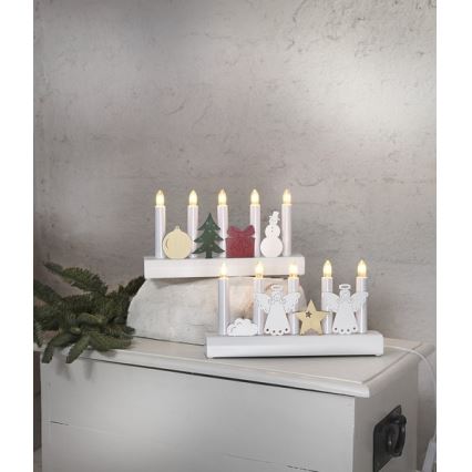 Eglo - Castiçal de Natal 5xE10/3W/230V