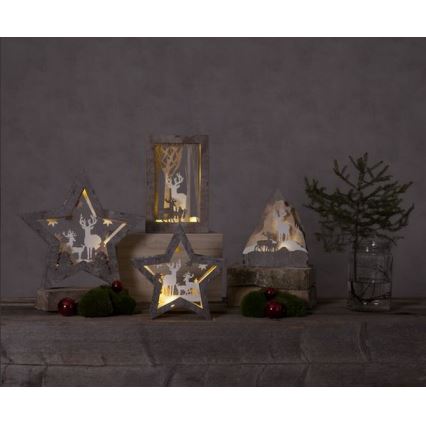 Eglo - Decoração de Natal LED 10xLED/0,03W/2xAAA