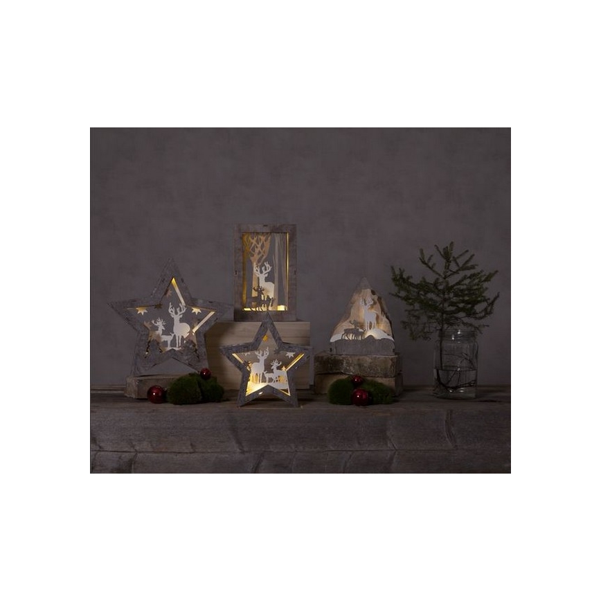 Eglo - Decoração de Natal LED 10xLED/0,03W/2xAAA