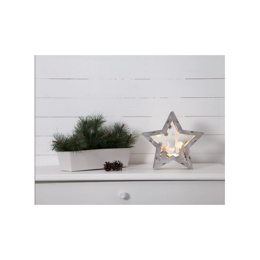 Eglo - Decoração de Natal LED 10xLED/0,03W/2xAAA