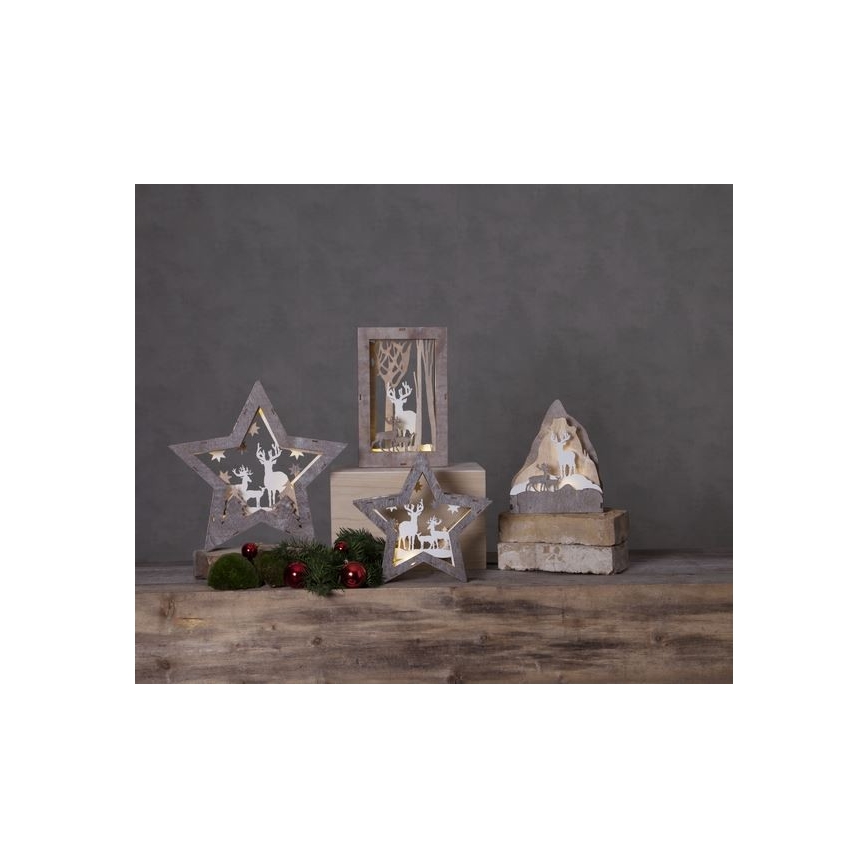 Eglo - Decoração de Natal LED 10xLED/0,03W/2xAAA