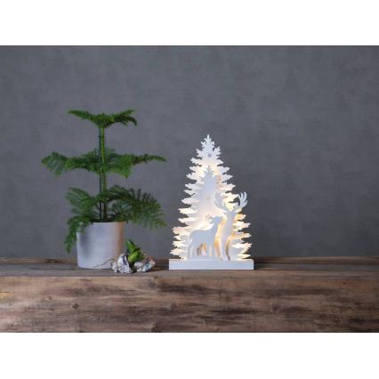 Eglo 410417 - Decoração de Natal LED FAUNA 10xLED/0,03W/2xAA