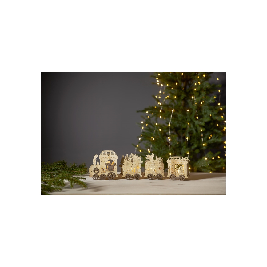 Eglo - Decoração de Natal LED 4xLED/0,06W/2xAA