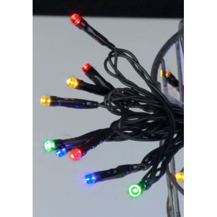 Eglo - Guirlanda LED para exterior, 80 LEDs, 8 m, IP44, multicolorido