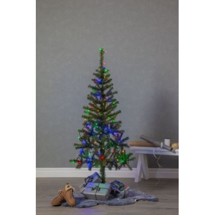 Eglo - Cadeia de luzes de Natal LED para exterior, 80 LEDs, 8 m, IP44, multicolorido