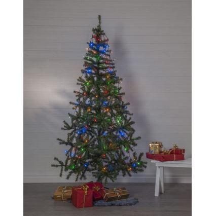 Eglo - Corrente exterior de Natal LED LED 160xLED 2m IP44 multicolor