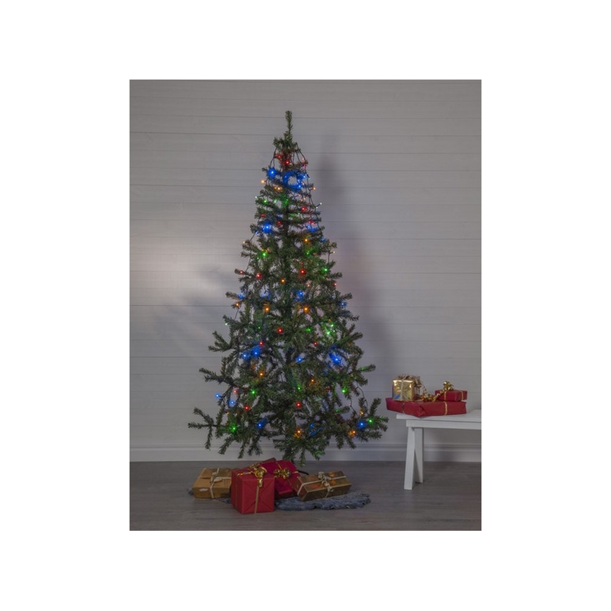 Eglo - Corrente exterior de Natal LED LED 160xLED 2m IP44 multicolor