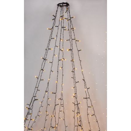Eglo - Corrente exterior de Natal LED 360xLED 2m IP44 branco quente