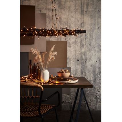 Eglo - Cordão de luzes LED para exterior 1200 LEDs 29 m IP44 branco quente