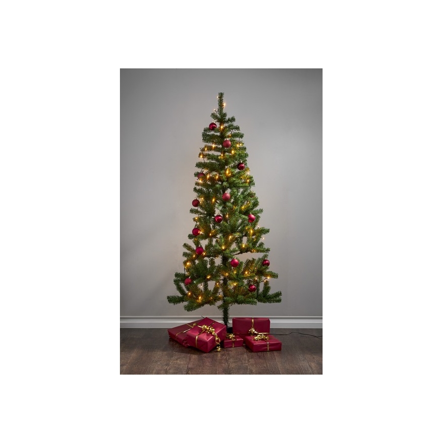 Eglo - Cordão de luzes de Natal LED para exterior 80xLED 10,5m IP44 branco quente