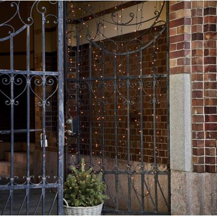 Eglo - Cordão de luzes de Natal LED para exterior 80xLED 10,5m IP44 branco quente