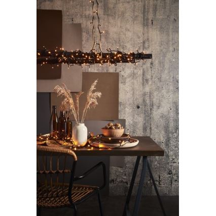 Eglo - Cordão de luzes de Natal LED para exterior 80xLED 10,5m IP44 branco quente