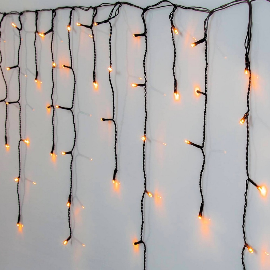 Eglo - Cordão de luzes de Natal LED para exterior, 240 LEDs, 6,4 m, branco quente, IP44