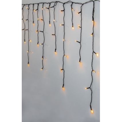 Eglo - Cordão de luzes de Natal LED para exterior, 240 LEDs, 6,4 m, branco quente, IP44