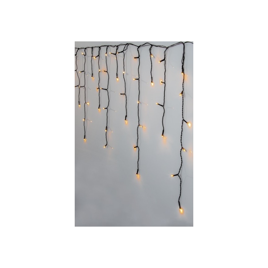 Eglo - Cordão de luzes de Natal LED para exterior, 240 LEDs, 6,4 m, branco quente, IP44