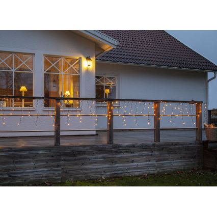 Eglo 410824 - Cordão de luzes de Natal LED para exteriores GOLDEN 480xLED/17x0,55m branco quente