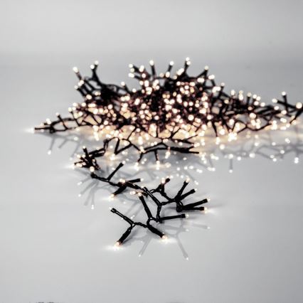 Eglo - Corrente exterior de Natal LED 540xLED 11,9m IP44 branco quente
