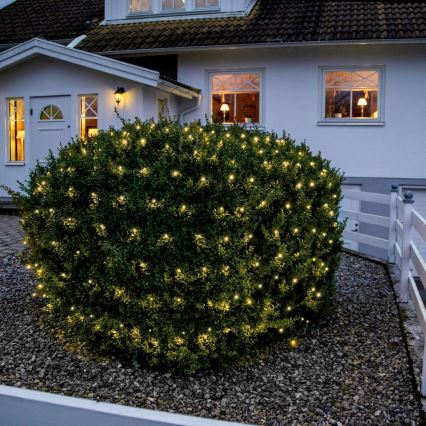 Eglo - Corrente exterior de Natal LED 200xLED 3m IP44 branco quente