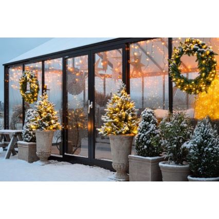 Eglo - LED Exterior Coroa de natal 60xLED/0,018W/3/230V IP44