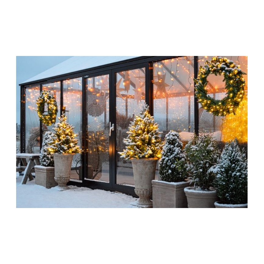 Eglo - LED Exterior Coroa de natal 60xLED/0,018W/3/230V IP44