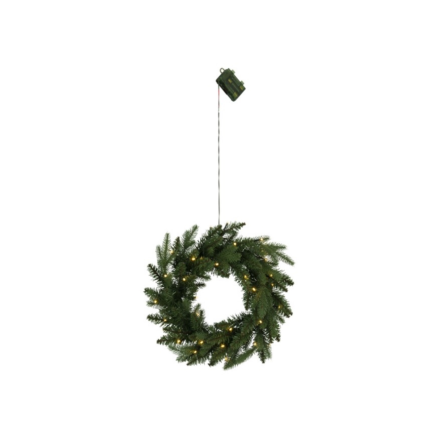 Eglo - Grinalda exterior de Natal LED com sensor 30xLED/0,064W/3xAA IP44