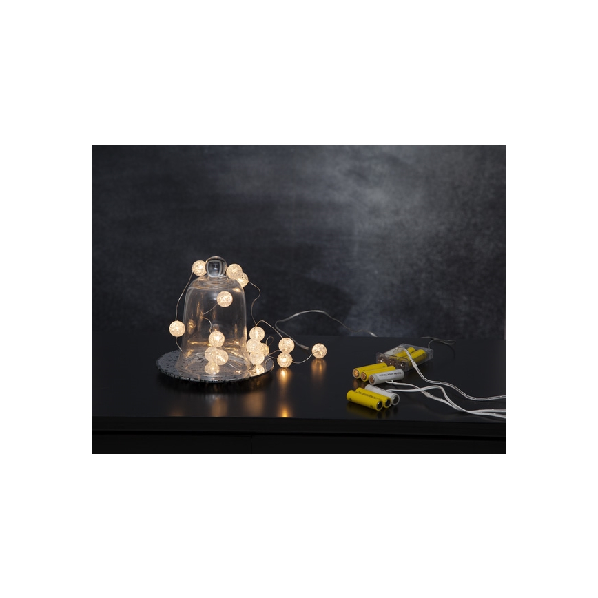 Eglo - LED Guirlanda de Natal15xLED/3xAA 1,4m