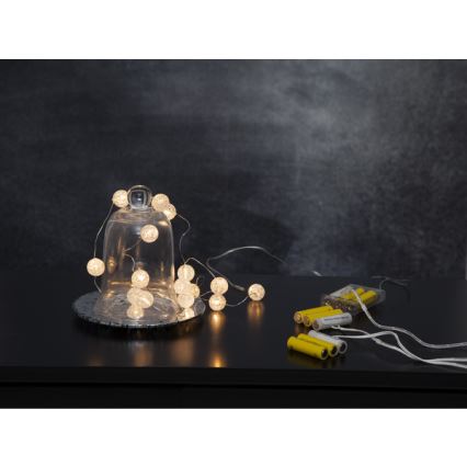 Eglo - Cordão de luzes LED 15xLED/3xAA 1,4m