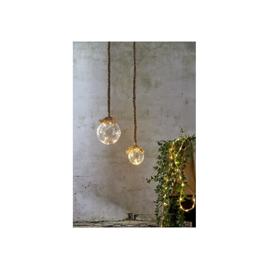 Eglo - Decoração de Natal LED 15xLED/0,06W/3xAA