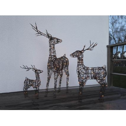 Eglo - Decoração exterior de Natal LED 24xLED/0,06W/3xAA IP44