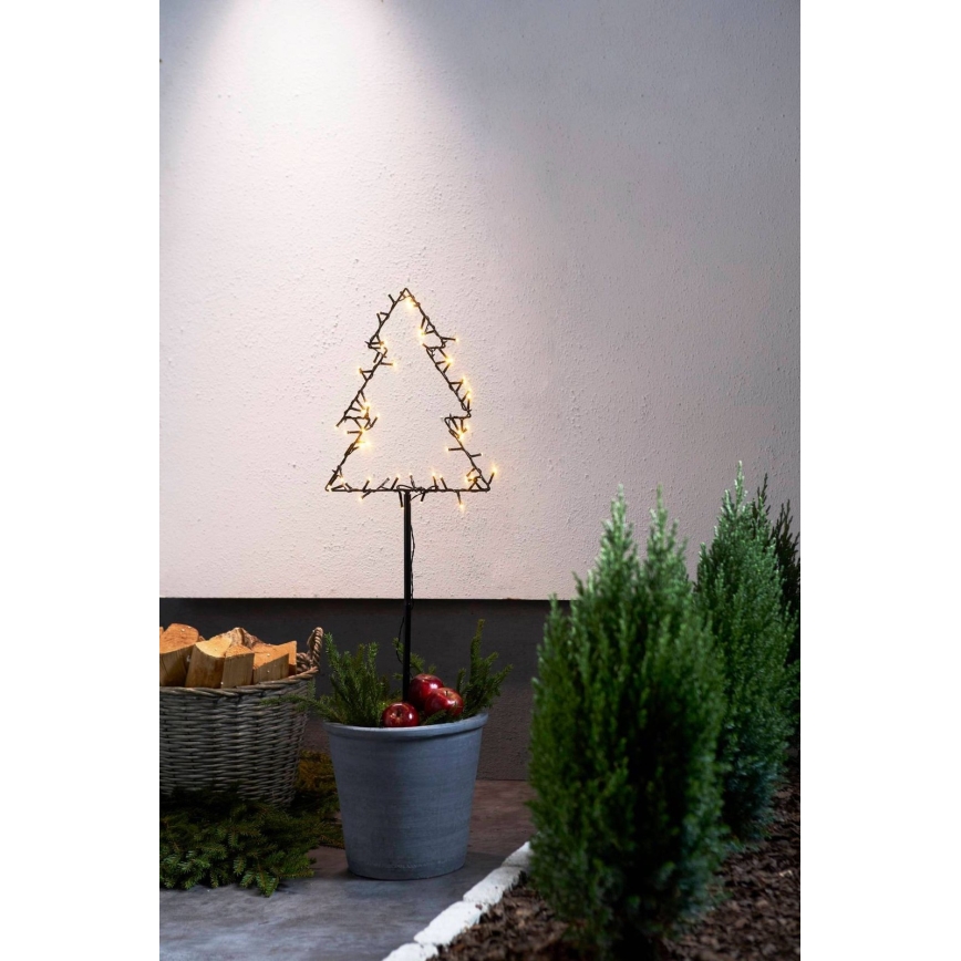 Eglo - Decoração de Natal LED para exterior, árvore, LED/3xAA, IP44