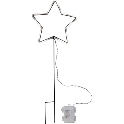 Eglo 411177 - Decoração LED de Natal para exterior NEONSTAR 72xLED/3xAA IP44
