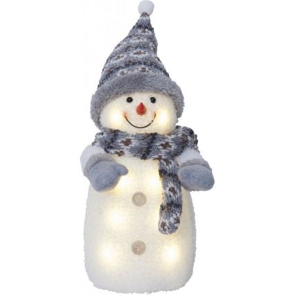 Eglo - Decoração de Natal LED 8xLED/0,06W/3xAA cinzento