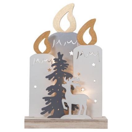 Eglo - Decoração de Natal LED 10xLED/0,03W/2xAA