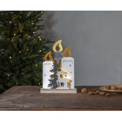 Eglo - Decoração de Natal LED 10xLED/0,03W/2xAA