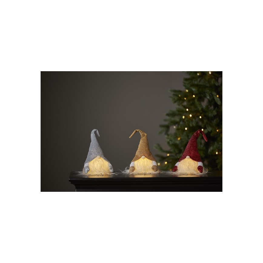 Eglo - Decoração de Natal LED 1xLED/0,06W/3xAG13 dourada