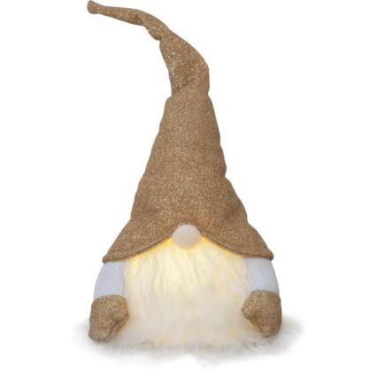 Eglo - Decoração de Natal LED/0,06W/3xAG13 dourada