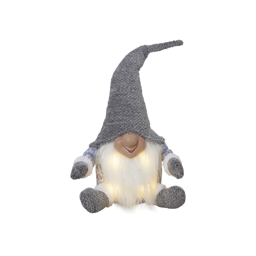 Eglo - Decoração de Natal LED 4xLED/0,06W/3xAA cinzenta